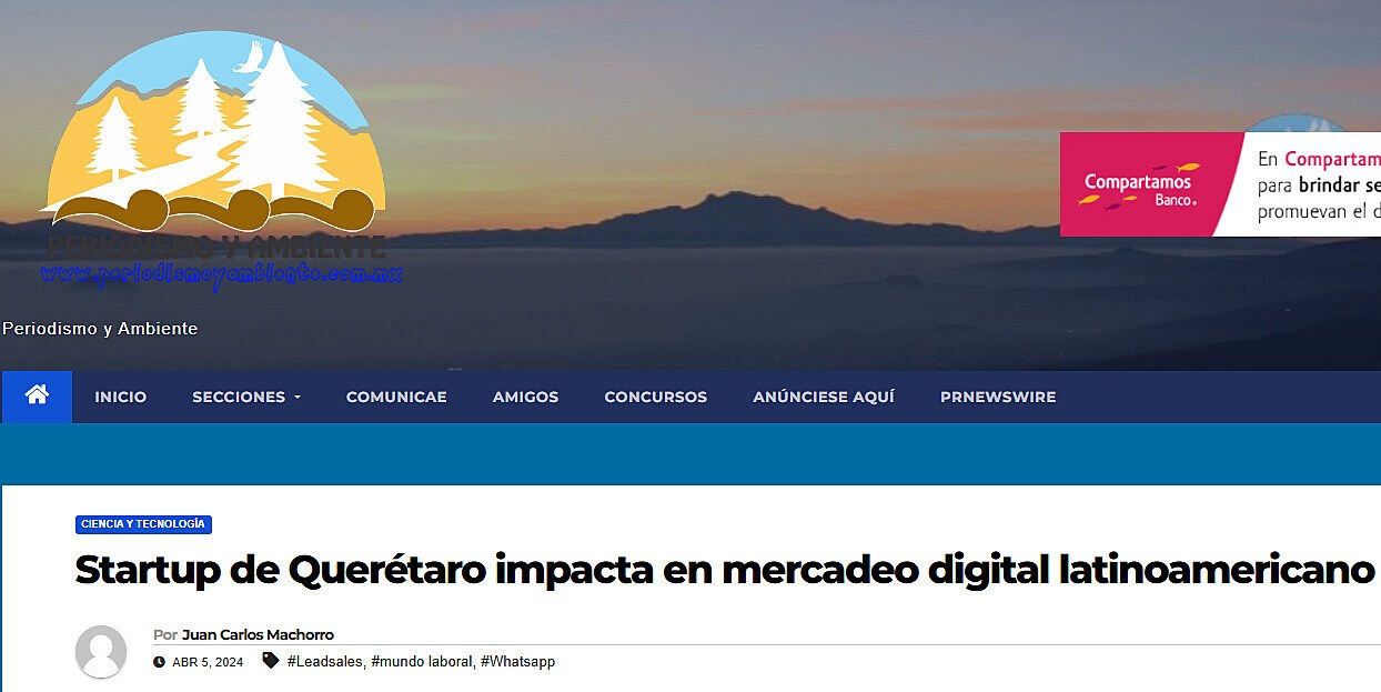 Startup de Quertaro impacta en mercadeo digital latinoamericano